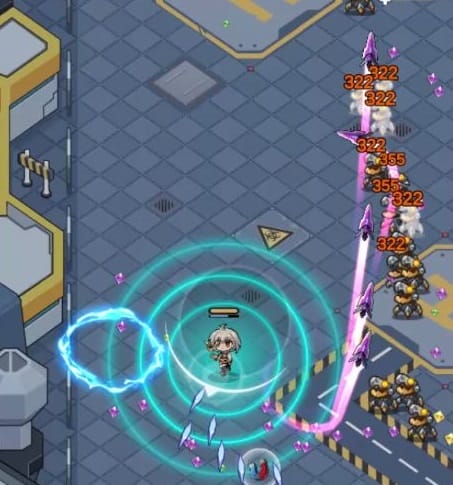 終末先鋒隊の戦闘